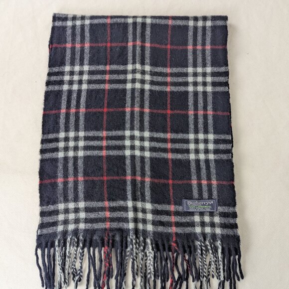 Burberry Authentic Lambswool Scarf Blue – Unisex Check – Pre-Owned – Great Deal. - Picture 5 of 7